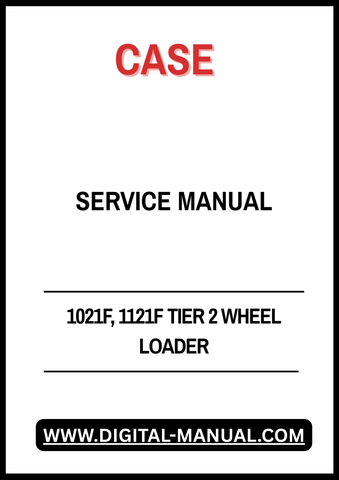 Enhance the performance and longevity of your CASE 1021F and 1121F Tier 2 Wheel Loaders with the comprehensive Service Manual (Part Number: 47392461). This essential guide provides detailed instructions and specifications, ensuring you have the knowledge needed to maintain and repair your equipment effectively.