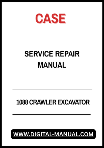 THE CASE 1088 CRAWLER EXCAVATOR SERVICE REPAIR MANUAL IS AN ESSENTIAL RESOURCE FOR ANYONE LOOKING TO MAINTAIN OR REPAIR THEIR EXCAVATOR EFFICIENTLY. THIS COMPREHENSIVE GUIDE PROVIDES DETAILED INSTRUCTIONS, DIAGRAMS, AND SPECIFICATIONS THAT COVER ALL ASPECTS OF THE MACHINE, ENSURING YOU HAVE THE INFORMATION NEEDED TO KEEP IT RUNNING SMOOTHLY.