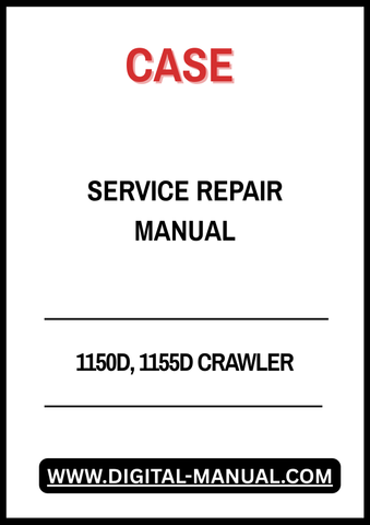 Discover the ultimate resource for maintaining and repairing your CASE 1150D and 1155D Crawler with our comprehensive Service Repair Manual. This manual is meticulously designed to provide you with detailed instructions, diagrams, and specifications, ensuring that you have everything you need to keep your equipment running smoothly.