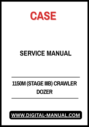 Enhance your maintenance capabilities with the CASE 1150M (Stage IIIB) Crawler Dozer Service Manual. This comprehensive guide is designed to provide you with all the essential information needed to keep your dozer running smoothly and efficiently. From troubleshooting tips to detailed diagrams, this manual is an invaluable resource for operators and technicians alike.