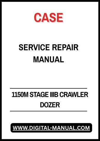 The CASE 1150M Stage IIIB Crawler Dozer Service Repair Manual is an essential resource for any technician or operator looking to maintain and repair their dozer efficiently. This comprehensive guide provides detailed instructions, diagrams, and troubleshooting tips to ensure optimal performance and longevity of your equipment. With clear illustrations and step-by-step procedures, you can confidently tackle repairs and service tasks, saving time and reducing downtime on the job. Invest in this manual to enha