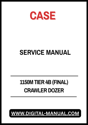 Discover the ultimate resource for maintaining your CASE 1150M Tier 4B (Final) Crawler Dozer with our comprehensive Service Manual. This essential guide is designed to provide you with detailed instructions, diagrams, and troubleshooting tips to ensure your dozer operates at peak performance.