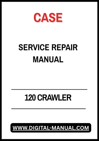 Discover the ultimate resource for maintaining and repairing your CASE 120 Crawler with our comprehensive Service Repair Manual. This manual is meticulously designed to provide you with detailed instructions, diagrams, and specifications, ensuring that you have everything you need to keep your equipment running smoothly.
