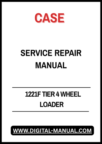 Discover the ultimate resource for maintaining your CASE 1221F Tier 4 Wheel Loader with our comprehensive Service Repair Manual. This essential guide is designed to provide you with detailed instructions and insights, ensuring that you can perform repairs and maintenance with confidence and precision.
