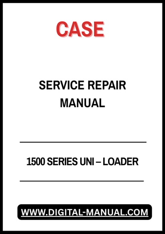 The CASE 1500 Series Uni-Loader Service Repair Manual is an essential resource for any technician or DIY enthusiast looking to maintain or repair their CASE equipment. This comprehensive guide provides detailed instructions, diagrams, and specifications to ensure that you can effectively troubleshoot and resolve issues with your Uni-Loader.