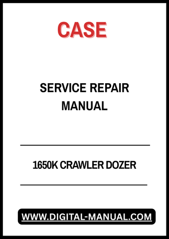 The CASE 1650K Crawler Dozer Service Repair Manual is an essential resource for any technician or DIY enthusiast looking to maintain or repair their dozer efficiently. This comprehensive manual provides detailed instructions, diagrams, and specifications tailored specifically for the CASE 1650K model, ensuring you have the right information at your fingertips.