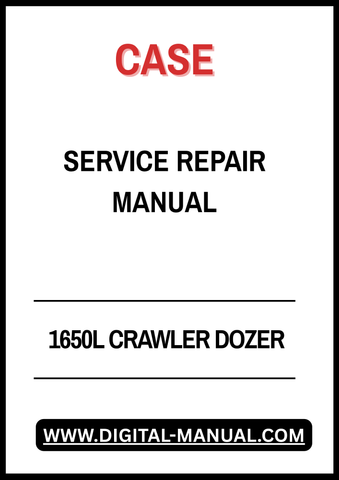 The CASE 1650L Crawler Dozer Service Repair Manual is an essential resource for any technician or DIY enthusiast looking to maintain or repair their dozer efficiently. This comprehensive manual provides detailed instructions, diagrams, and specifications tailored specifically for the CASE 1650L model, ensuring you have the right information at your fingertips.