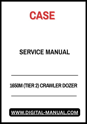 The CASE 1650M (Tier 2) Crawler Dozer Service Manual (Part Number: 47907870) is an essential resource for maintaining the performance and longevity of your dozer. This comprehensive manual provides detailed instructions, diagrams, and specifications to ensure that you can effectively troubleshoot and repair your equipment with confidence.