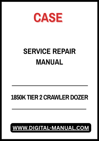 The CASE 1850K Tier 2 Crawler Dozer Service Repair Manual is an essential resource for any technician or DIY enthusiast looking to maintain or repair their dozer efficiently. This comprehensive manual provides detailed instructions, diagrams, and specifications tailored specifically for the CASE 1850K model, ensuring you have all the information you need at your fingertips.