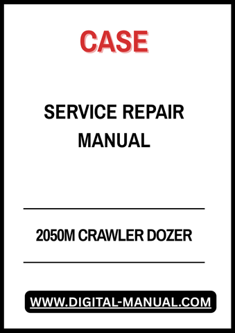 The CASE 2050M Crawler Dozer Service Repair Manual is an essential resource for any technician or DIY enthusiast looking to maintain and repair their dozer with confidence. This comprehensive manual provides detailed instructions, diagrams, and troubleshooting tips, ensuring you have all the information needed to keep your equipment running smoothly. With its user-friendly layout and clear illustrations, you can easily navigate through complex repairs, saving time and reducing downtime on the job. Invest in
