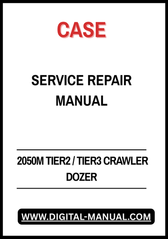 Discover the ultimate resource for maintaining your CASE 2050M Tier2/Tier3 Crawler Dozer with our comprehensive Service Repair Manual. This essential guide is designed to provide you with detailed instructions and insights, ensuring that you can perform repairs and maintenance with confidence and precision.