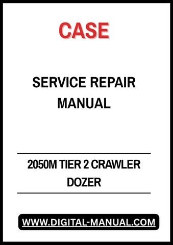 Unlock the full potential of your CASE 2050M Tier 2 Crawler Dozer with our comprehensive Service Repair Manual. Designed to provide detailed guidance and support, this manual equips you with the essential knowledge to maintain, troubleshoot, and repair your machine with confidence. Featuring step-by-step instructions, detailed schematics, and expert-level insights, this resource is an invaluable tool for maximizing the efficiency and longevity of your CASE 2050M Tier 2 Crawler Dozer. Invest in the success o