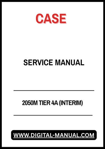 Enhance your maintenance routine with the CASE 2050M Tier 4A (Interim) Service Manual (Part Number: 47907871). This comprehensive guide is designed specifically for the CASE 2050M model, ensuring you have the most accurate and up-to-date information at your fingertips.