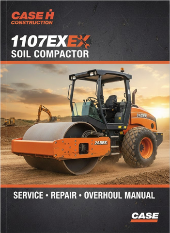 Case 1107EX Soil Compactor Service Repair Manual