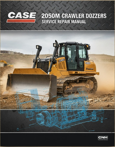 Case 2050M Crawler Dozers Service Repair Manual