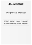 JOHN DEERE 5076E, 5076EL, 5082E, 5090E, 5090EH AND 5090EL TRACTOR TM607519 DIAGNOSTIC  MANUAL - PDF