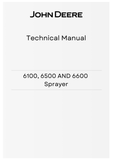 JOHN DEERE 6100, 6500 AND 6600 SPRAYER TM1511 TECHNICAL MANUAL - PDF