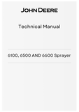 JOHN DEERE 6100, 6500 AND 6600 SPRAYER TM1511 TECHNICAL MANUAL - PDF