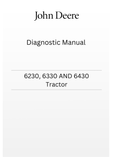 JOHN DEERE 6230, 6330 AND 6430 TRACTOR TM8081 DIAGNOSTIC MANUAL - PDF