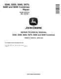JOHN DEERE S680 COMBINE TM805519 REPAIR MANUAL - PDF