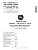 JOHN DEERE 803M TRACKED FELLER BUNCHER OPERATION AND TEST MANUAL TM13148X19 - PDF
