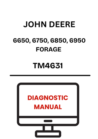 TM4631 - JOHN DEERE 6650, 6750, 6850, 6950 FORAGE DIAGNOSTIC MANUAL
